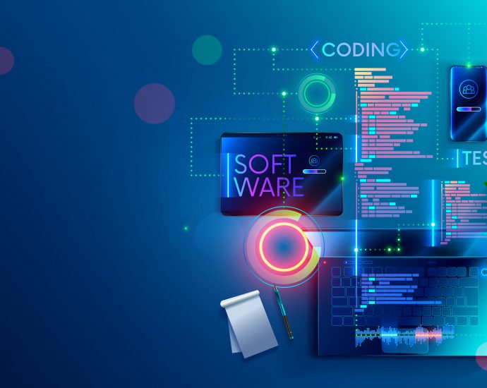 Software,Development,Coding,Process,Concept.,Programming,,Testing,Cross,Platform,Code,
